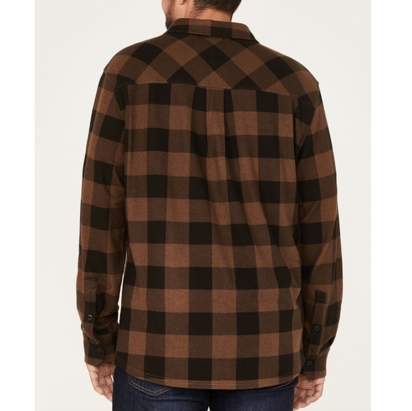 Brothers and Sons Men's Jacquard Plaid Button Down Western Shirt - Picture 4 of 12